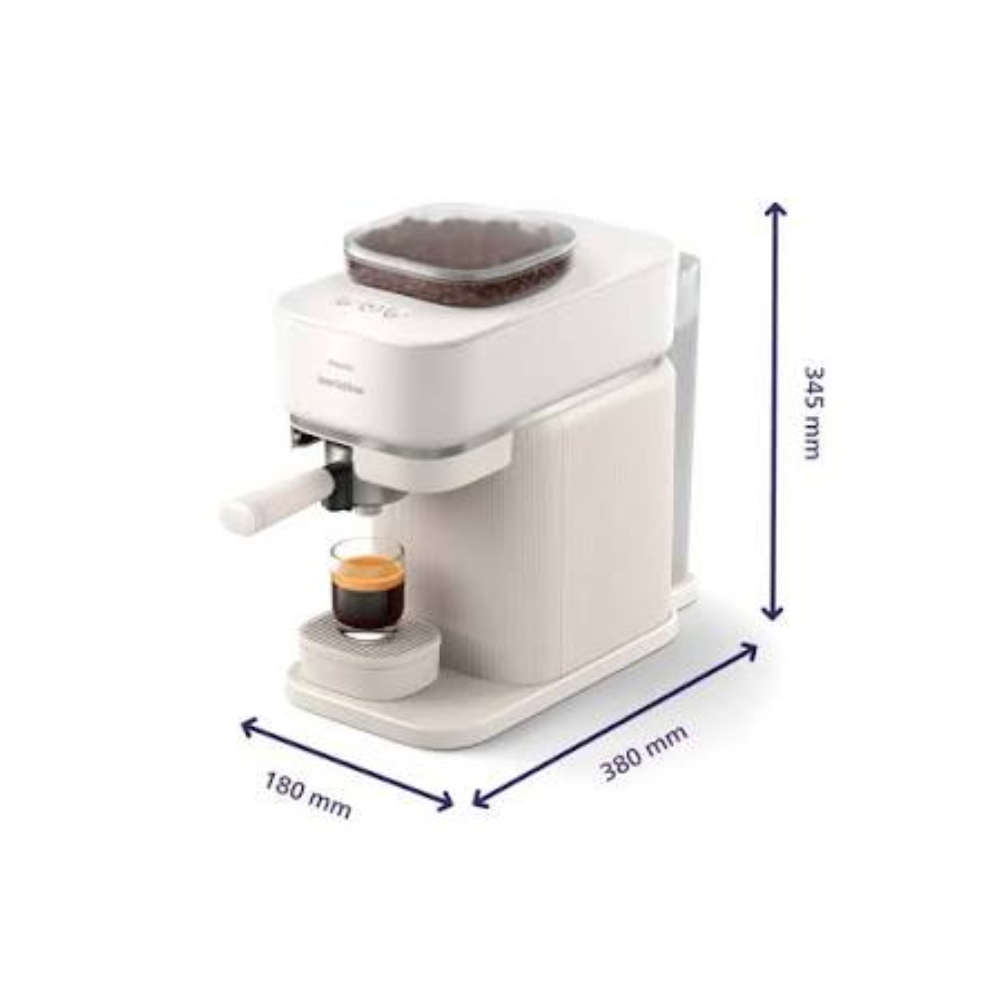 PHILIPS ESPRESSO COFFEE MAKER WITH FROTHER WHITE BAR 303-00