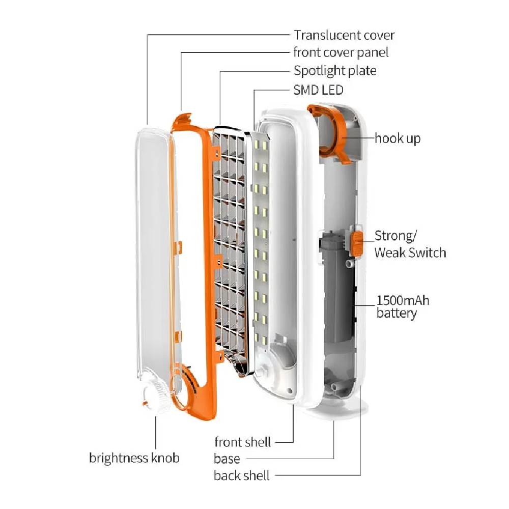 DP EMERGENCY LED LIGHT DP-7129B