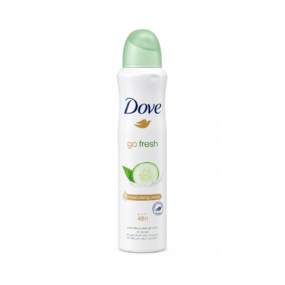 DOVE DEODORANT GO FRESH CUCUMBER & GREEN TEA SCENT 250 ML