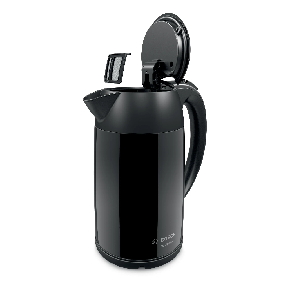 BOSCH ELECTRIC KETTLE BLACK STEEL TWK3P423GB