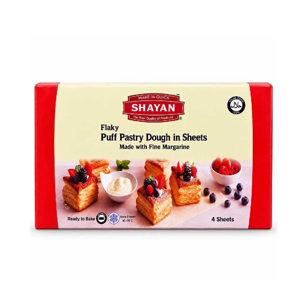 SHAYAN PUFF PASTRY 4 SHEETS LARGE
