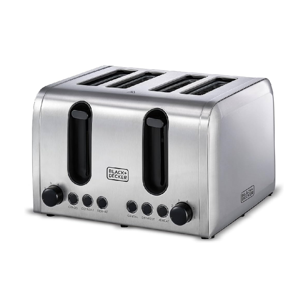BLACK N DECKER TOASTER 4 SLICE 2100W ET444