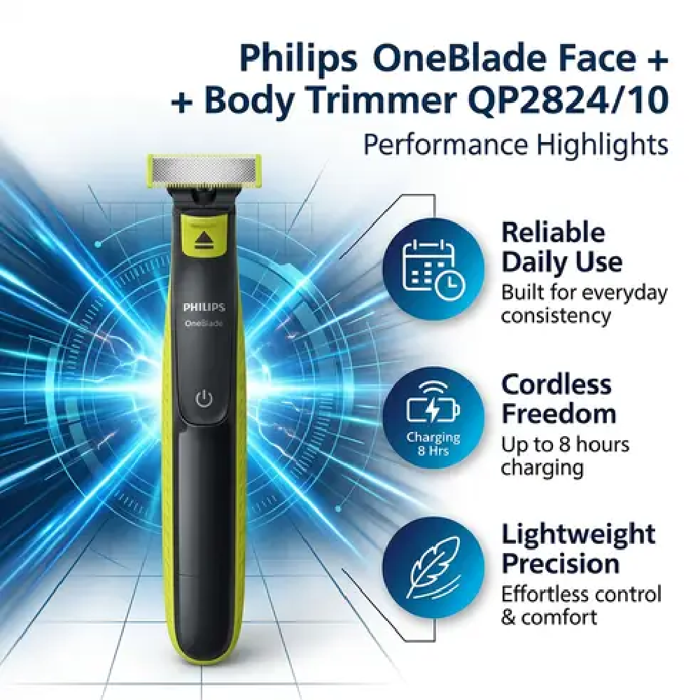 PHILIPS TRIMMER ONE BLADE QP2824/10