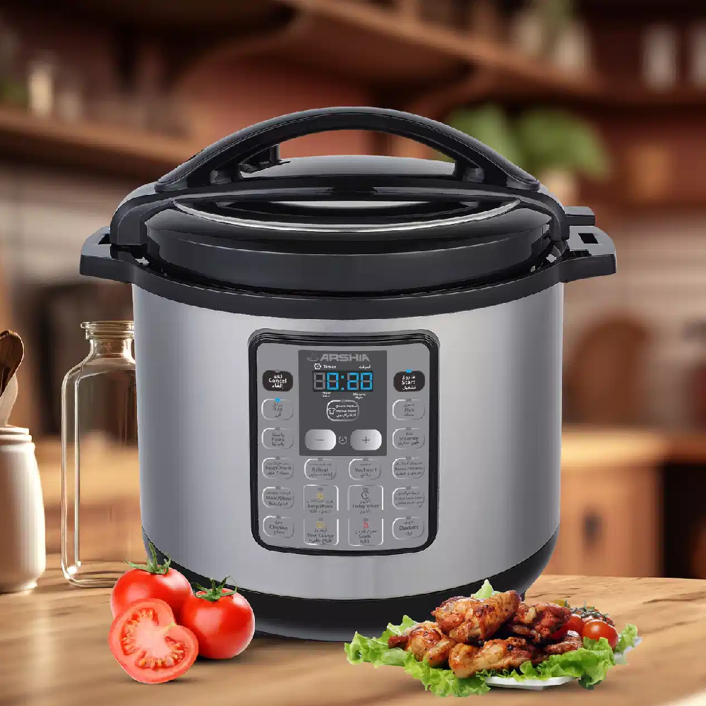 ARSHIA PRESSURE COOKER DIGITAL 2 LTR EP135/2627