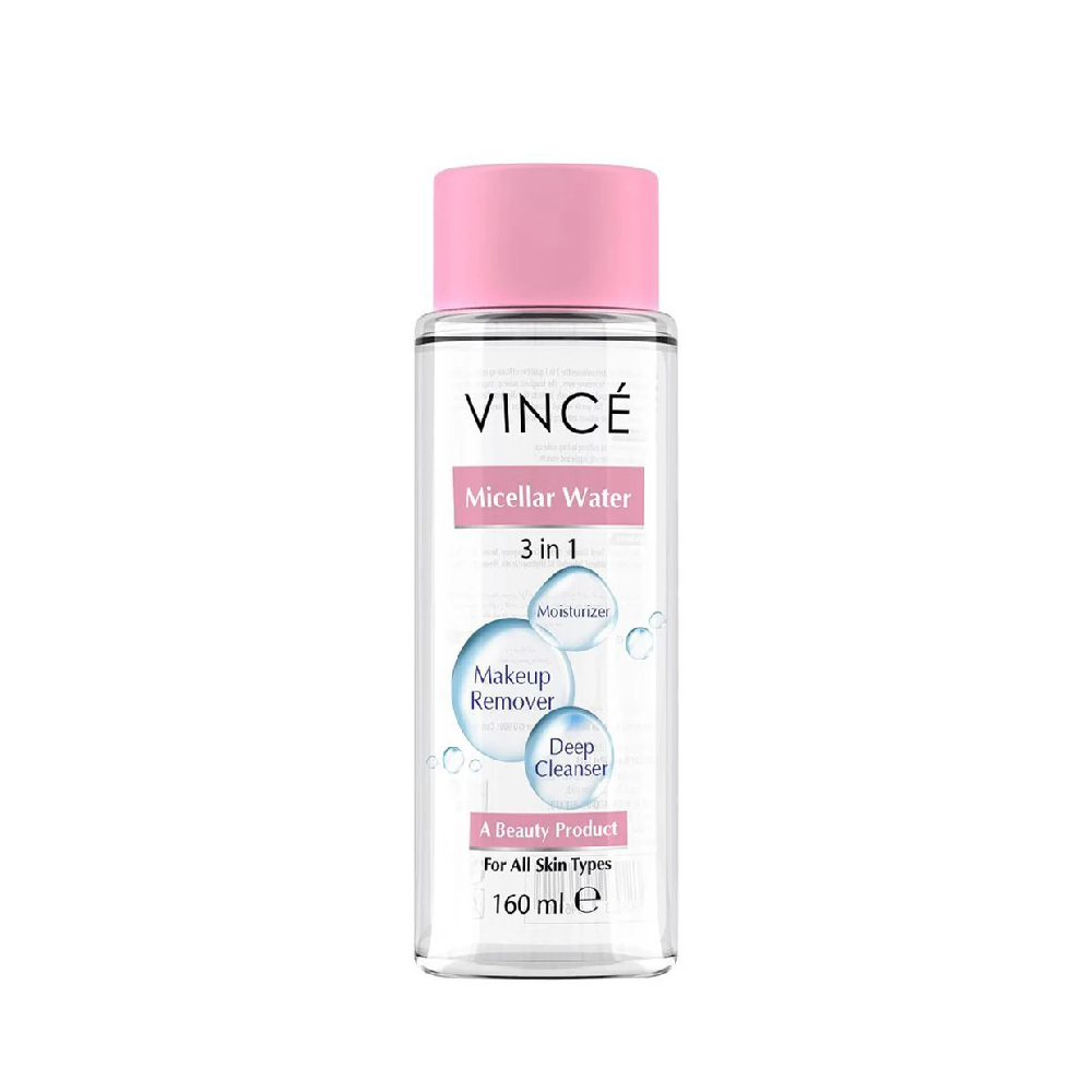 VINCE MICELLAR WATER 3 IN 1 MAKEUP REMOVER 160ML