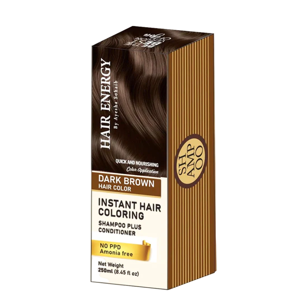 HAIR ENERGY INSTANT HAIR COLORING SHAMPOO PLUS CONDITIONER B