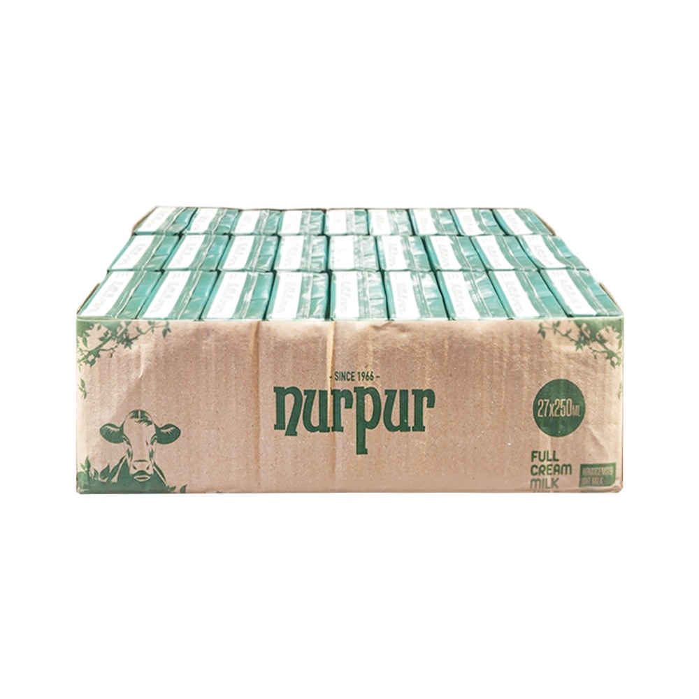 NURPUR FULL CREAM MILK 250 ML-CARTON