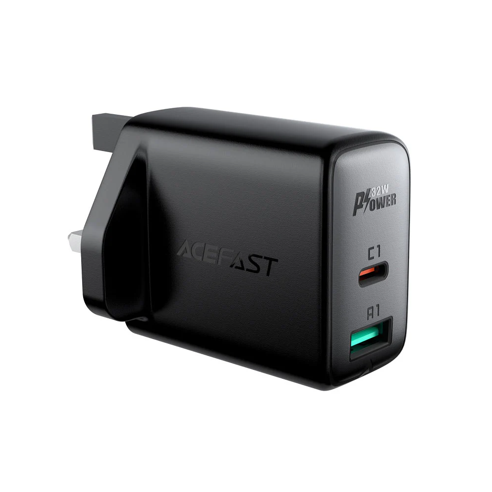 PD32W USB-C + USB-A Fast Power Adapter - MFI Approved