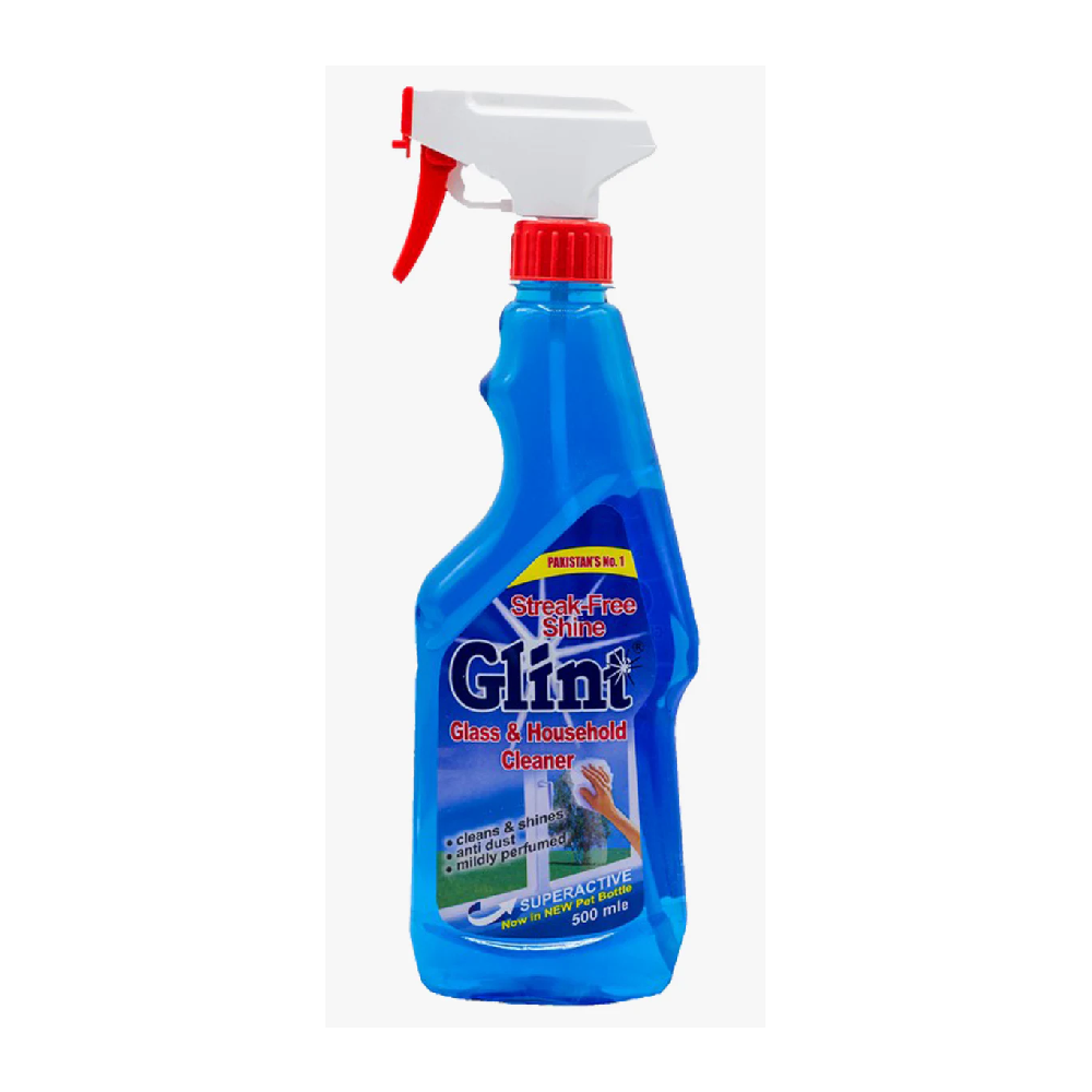GLINT GLASS CLEANER AND HOUSEHOLD 500 ML
