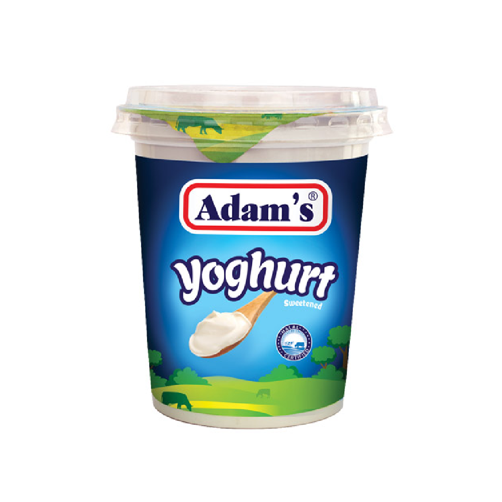 ADAMS NATURAL SWEETENED YOGHURT 450 GM