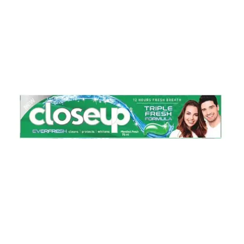 CLOSE UP TOOTH PASTE MENTHOL FRESH TRIPLE FRESH 160 GM