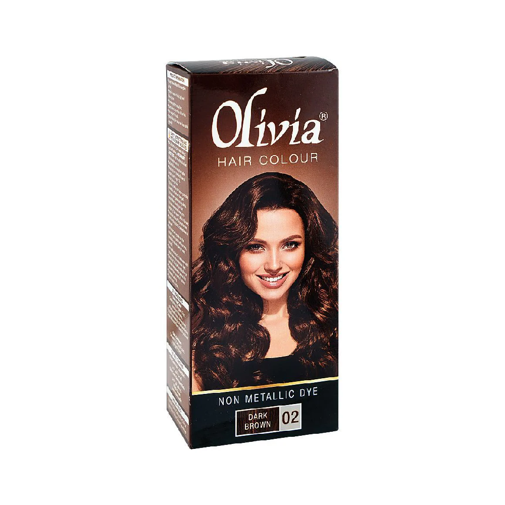 OLIVIA HAIR COLOR DARK BROWN 02 PC