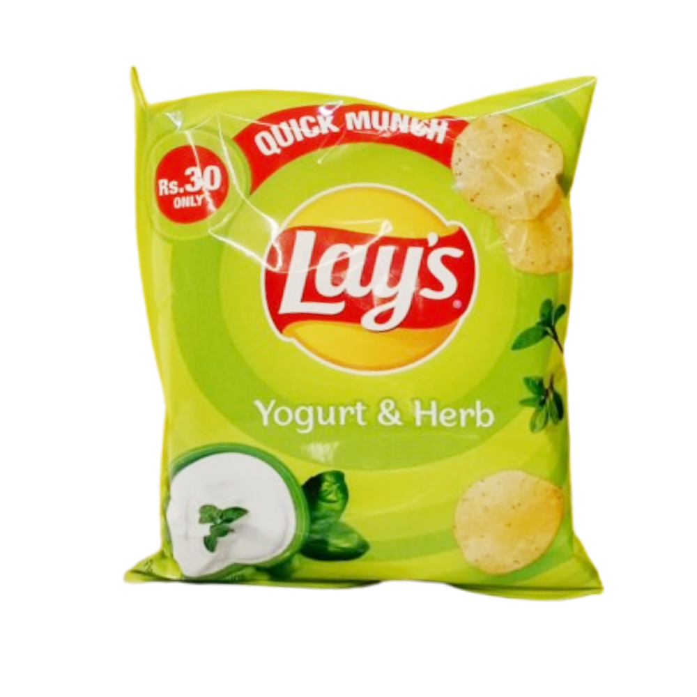 LAYS YOGURT & HERB CHIPS 21 GM