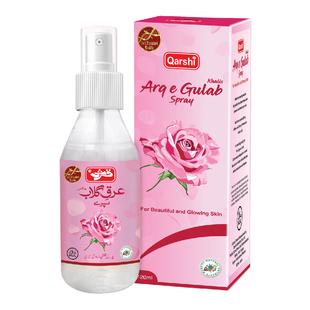 QARSHI ARQ-E-GULAB SPRAY 120 ML
