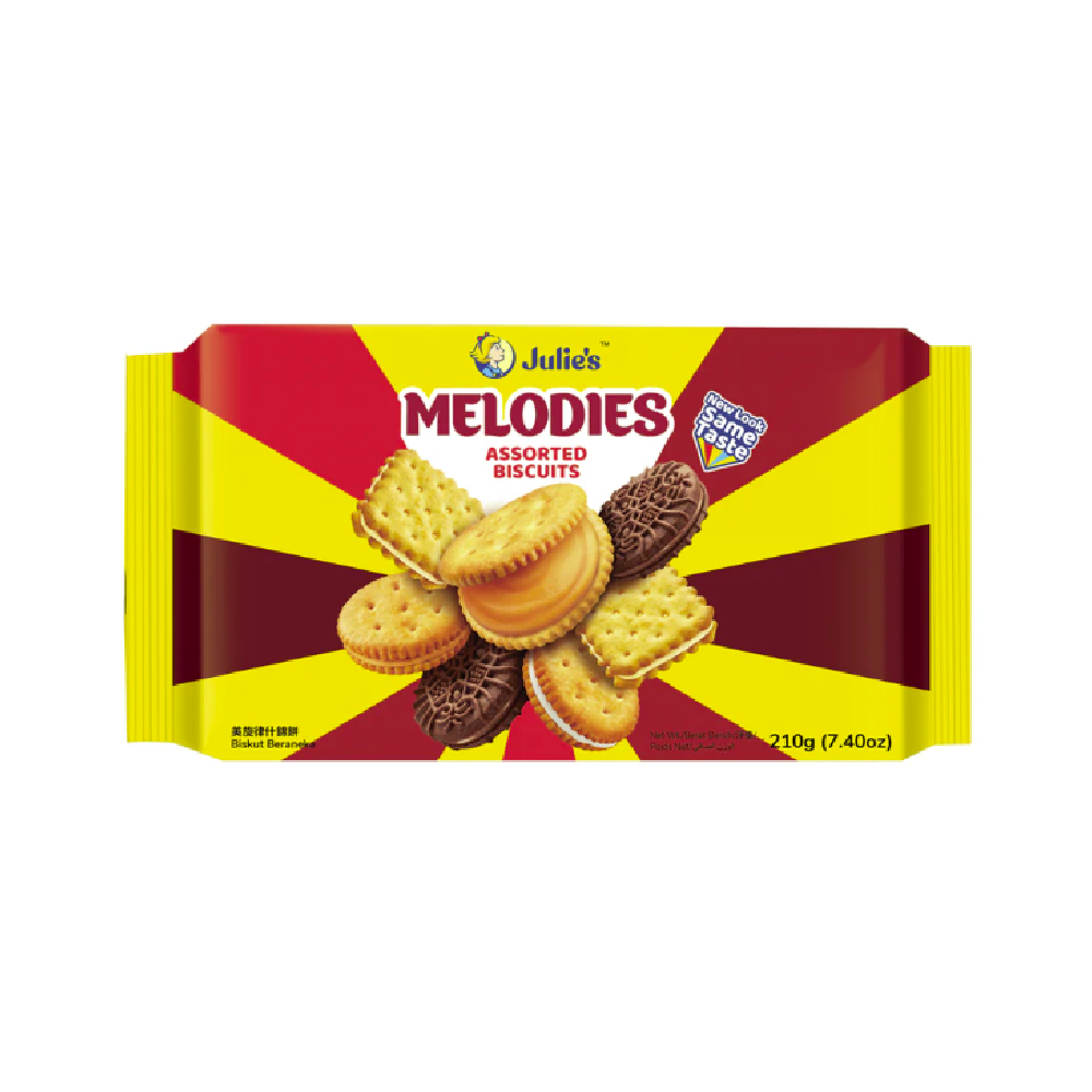 JULIES MELODIES ASSORTED BISCUITS 210 GM