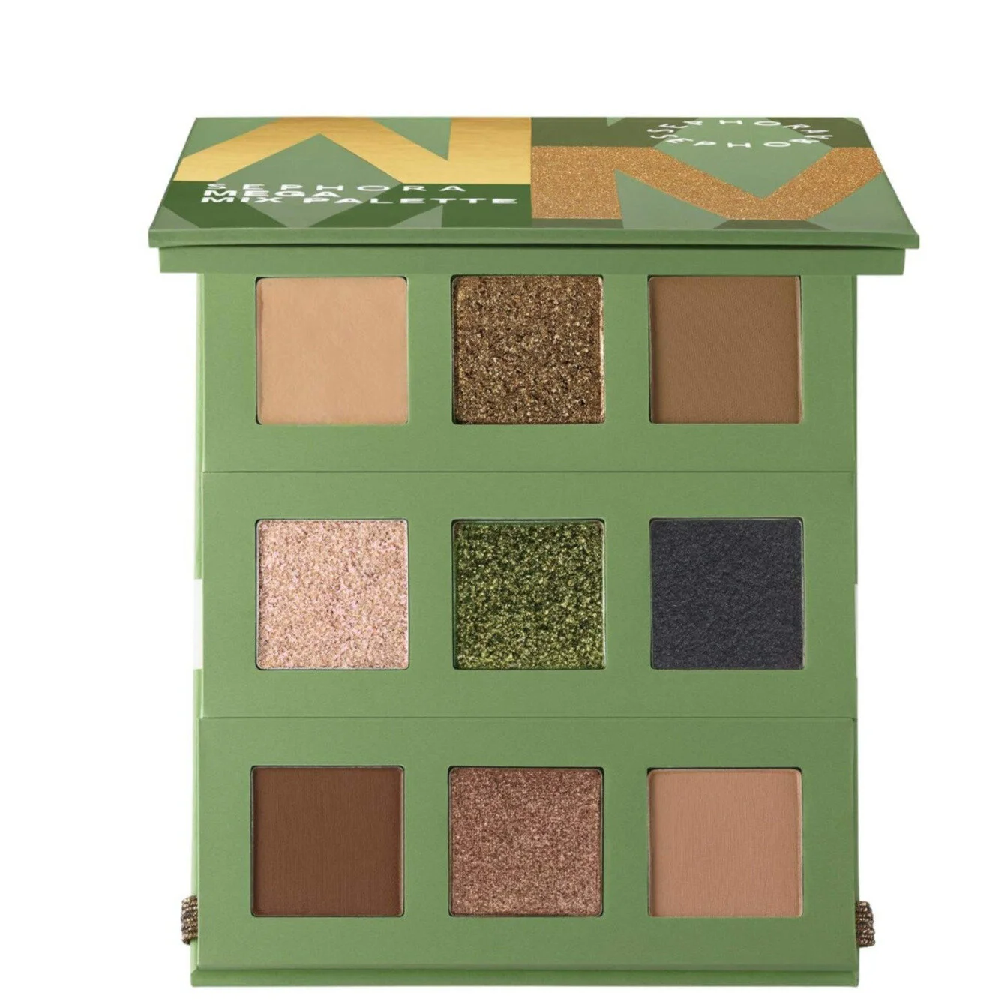 SEPHORA MEGA MIX WILD KHAKI NUDE EYESHADOW PALETTE