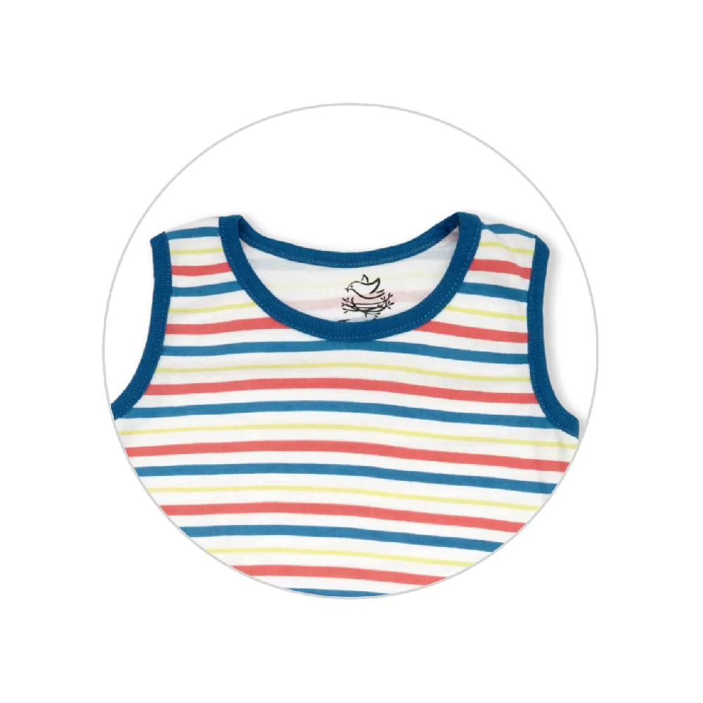 FUN IN THE SEA STRIPE BODYSUIT 625 0-3 M
