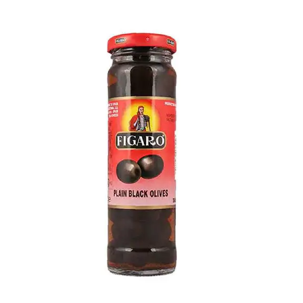 FIGARO OLIVES BLACK PLAIN 142 GM