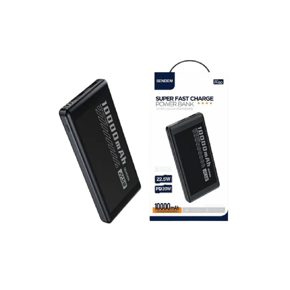 Sendem 22.5W Super Fast Charge 10000mAh Power Bank