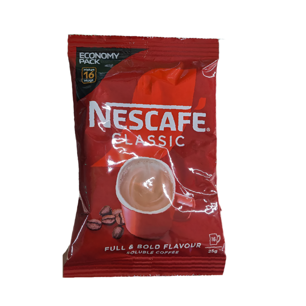 NESCAFE CLASSIC COFFE SACHET 16 CUPS 25 GM