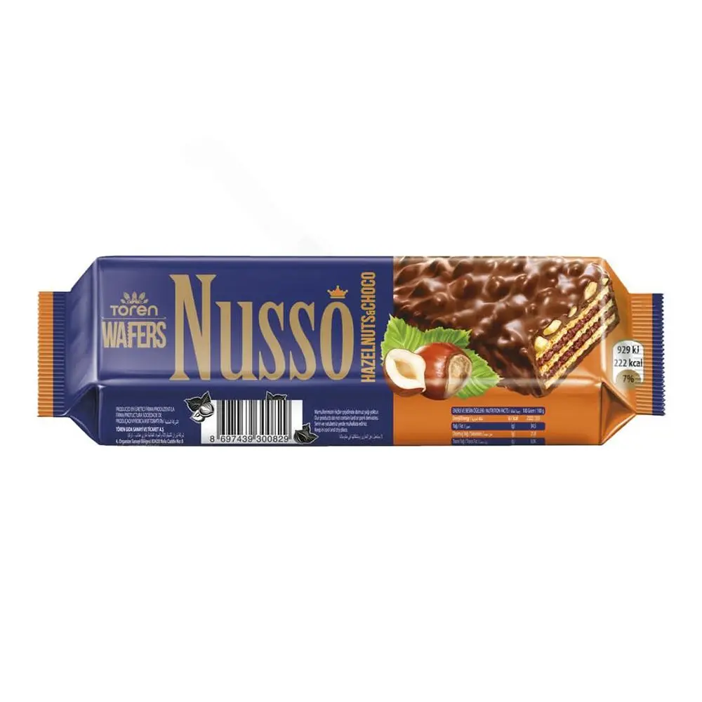 TOREN WAFERS NUSSO HAZELNUTS & CHOCO 38 GM