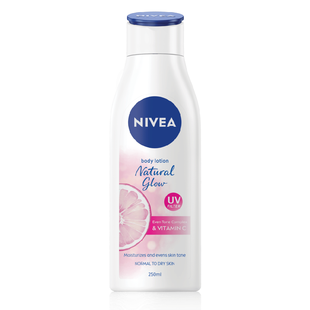 NIVEA BODY LOTION NATURAL GLOW FOR DRY SKIN 250 ML