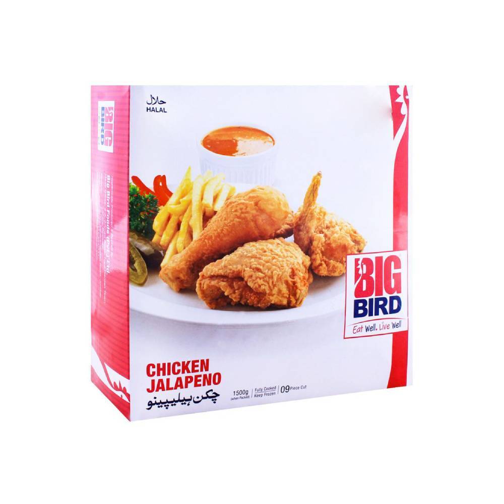 BIG BIRD CHICKEN JALAPENO LARGE 1.3 KG