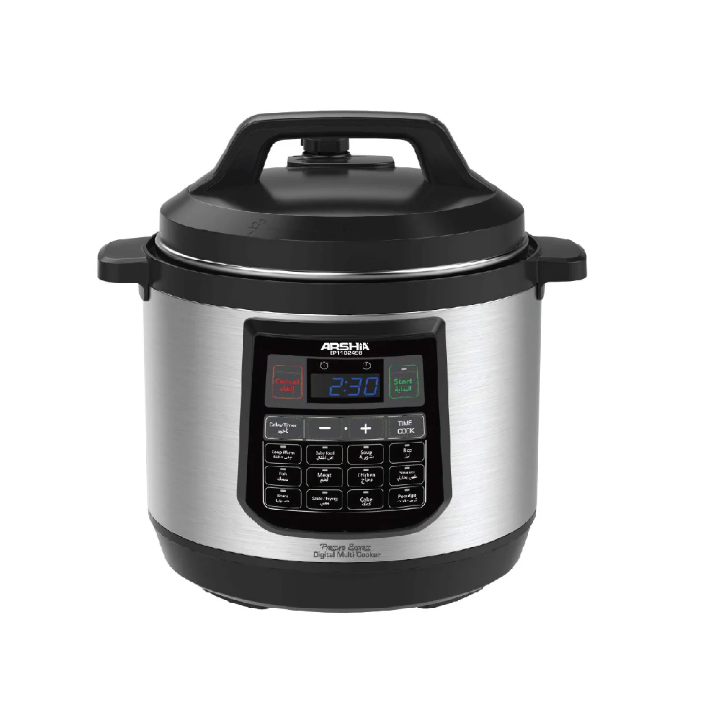 ARSHIA PRESSURE COOKER DIGITAL 8LTR EP110-2498