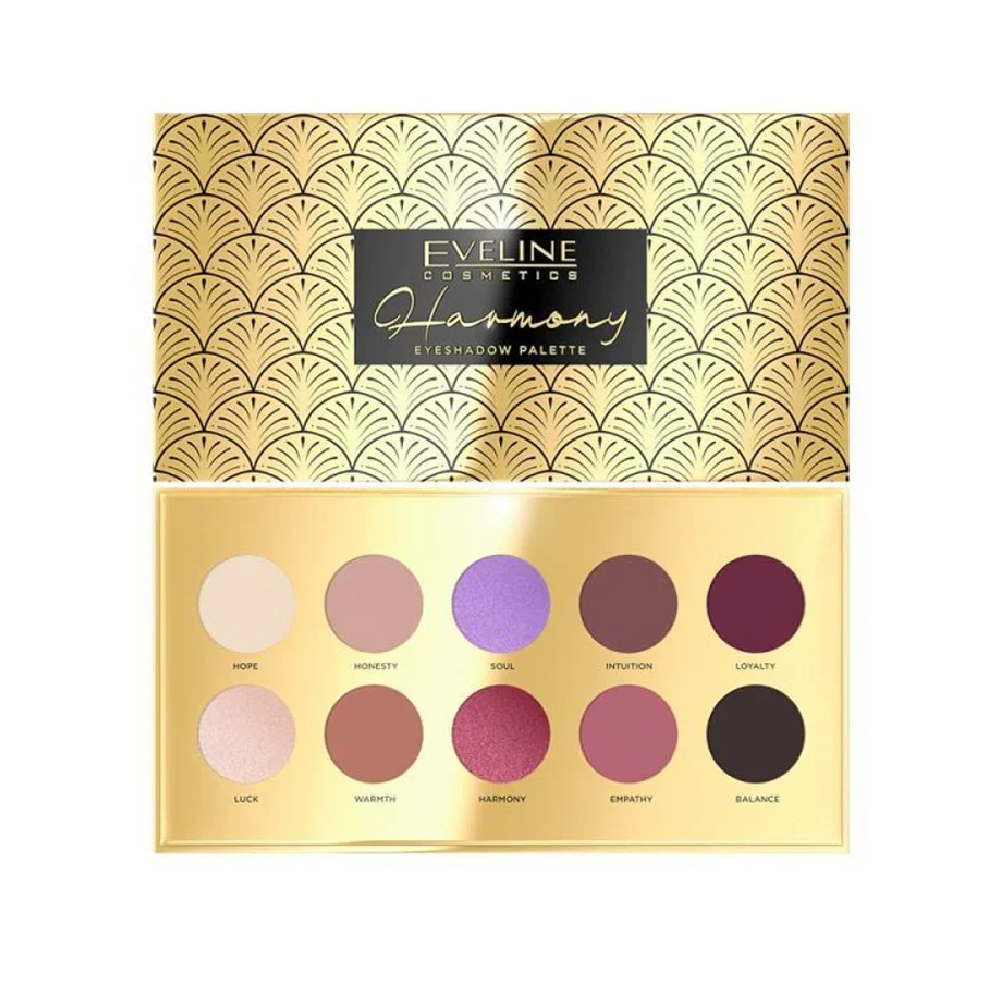 EVELINE SPICY COCOA EYESHADOW PALETTE 10 COLORS