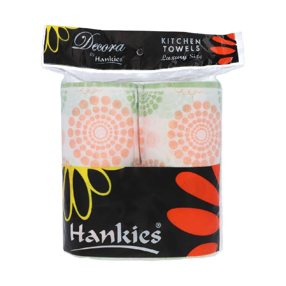 HANKIES KITCHEN TOWEL LUXURY SIZE TWIN PACK