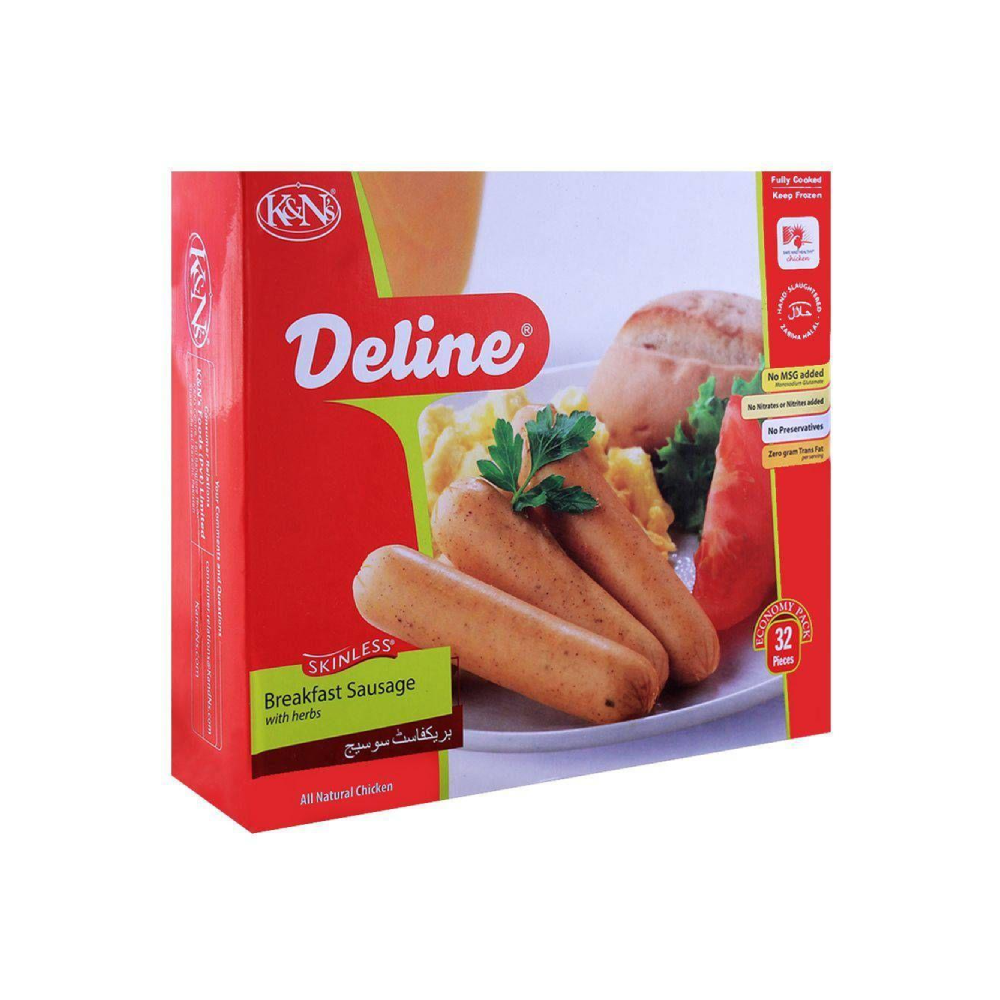 K&N BREAKFAST SAUSAGES WITH HERBS 32 PCS 720 GM