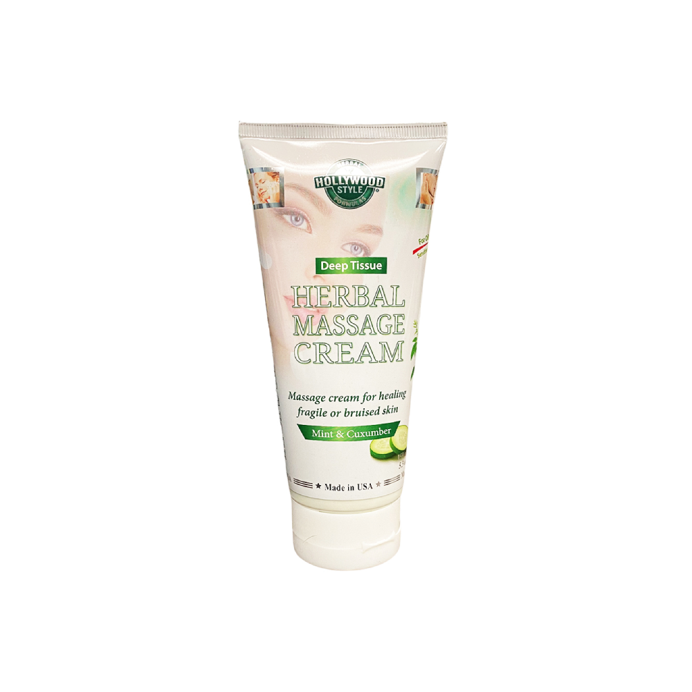 HOLLYWOOD STYLE HERBAL MASSAGE CREAM MINT AND CUCUMBER 150 M