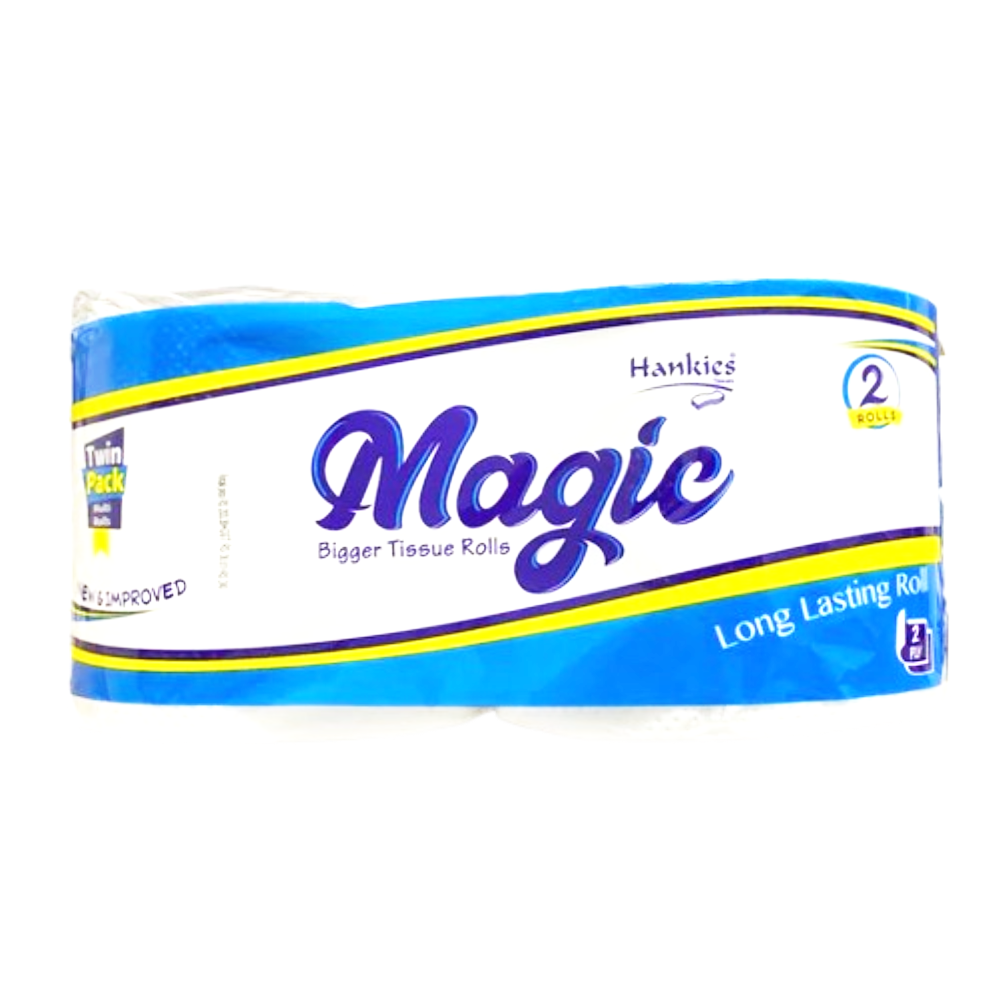 HANKIES TOILET ROLL TWIN PACK