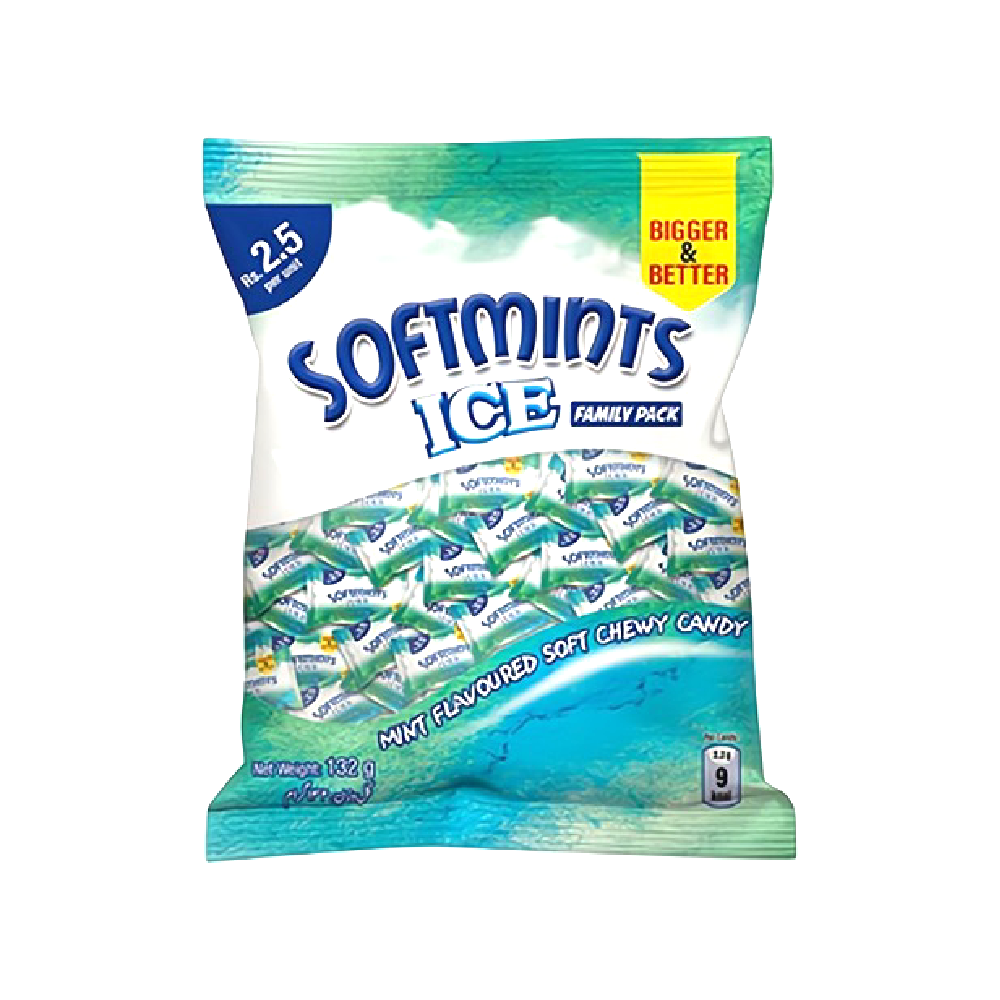 SOFTMINTS ICE COOL CHEWY MINTS 132 GM
