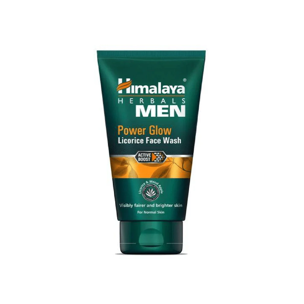 HIMALAYA POWER GLOW LICORICE FACE WASH FOR MEN 100 ML