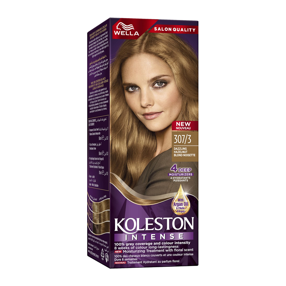 WELLA KOLESTON HAIR COLOR CREAM HAZELNUT 307/3 PC