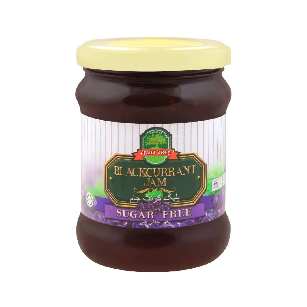 FRUIT TREE JAM BLACKCURRANT SUGAR FREE 270 GM