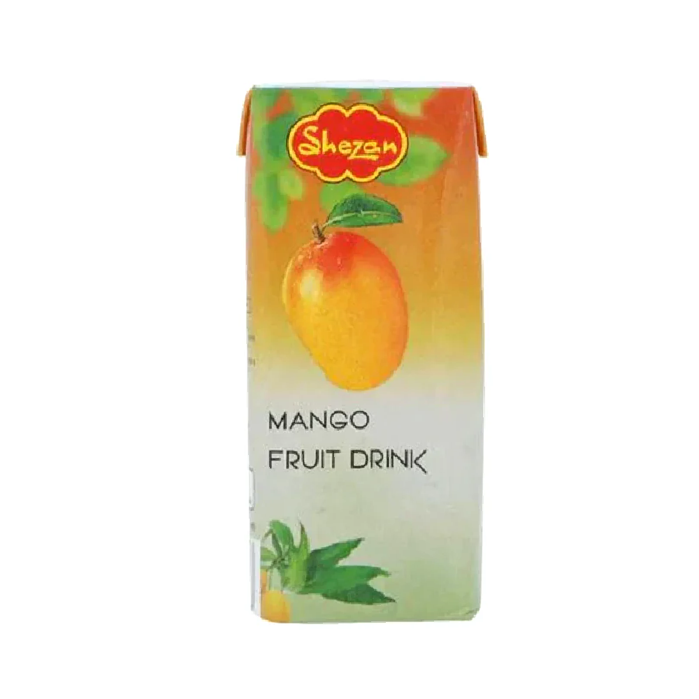 SHEZAN MANGO JUICE NATURAL SUN RIPENED 200 ML