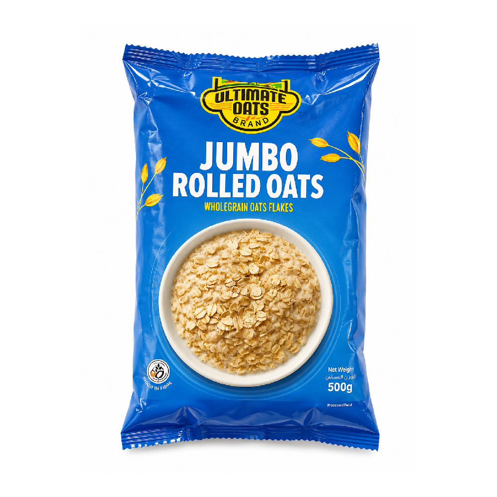 NATURE OWN ROLLED OATS WHOLE GRAIN 500 GM