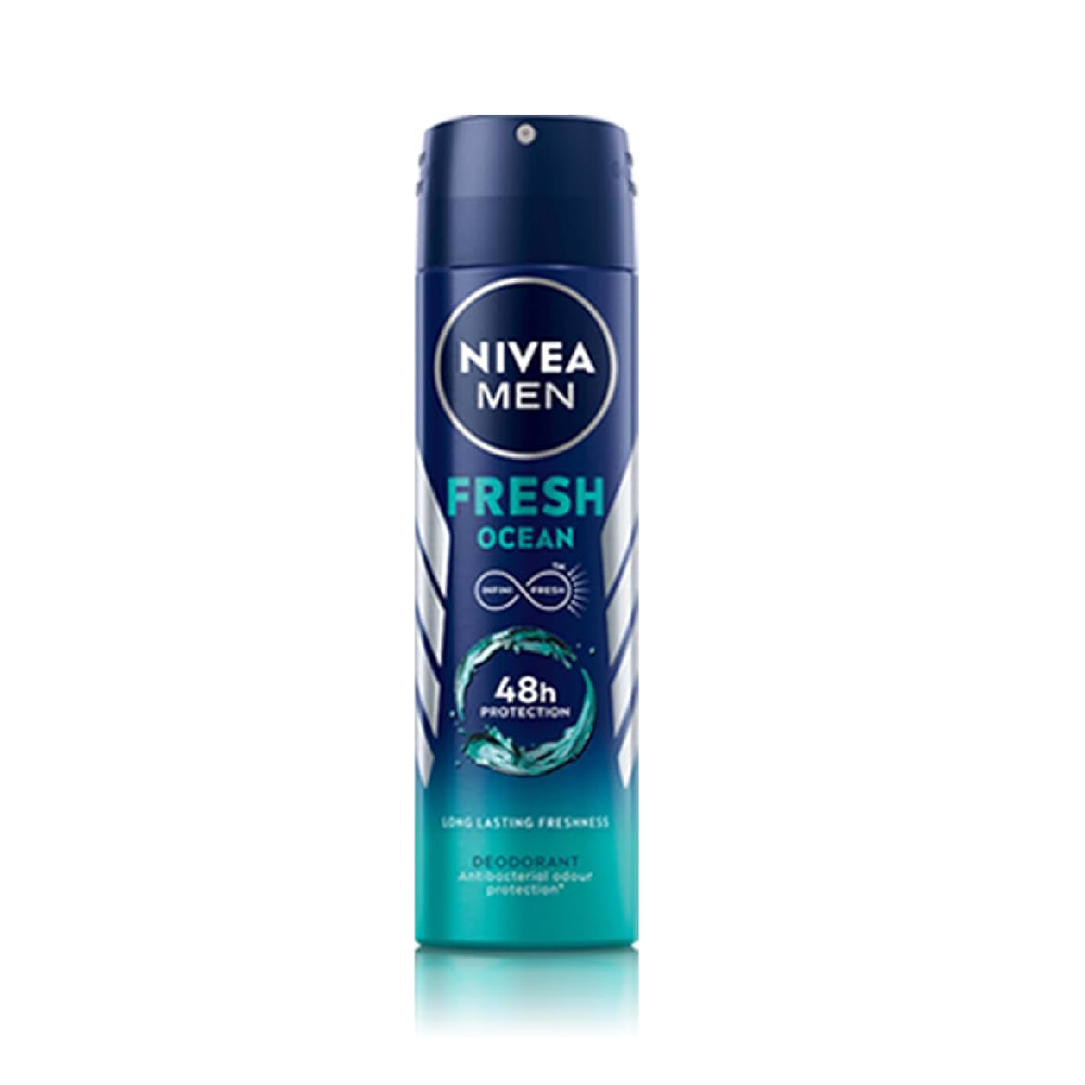 NIVEA DEODORANT MEN FRESH OCEAN SPRAY 150ML