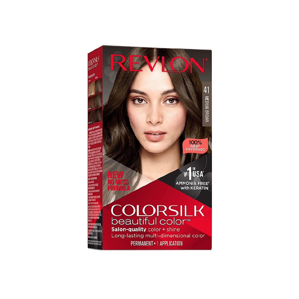 REVLON HAIR COLOR SILK MEDIUM BROWN 41
