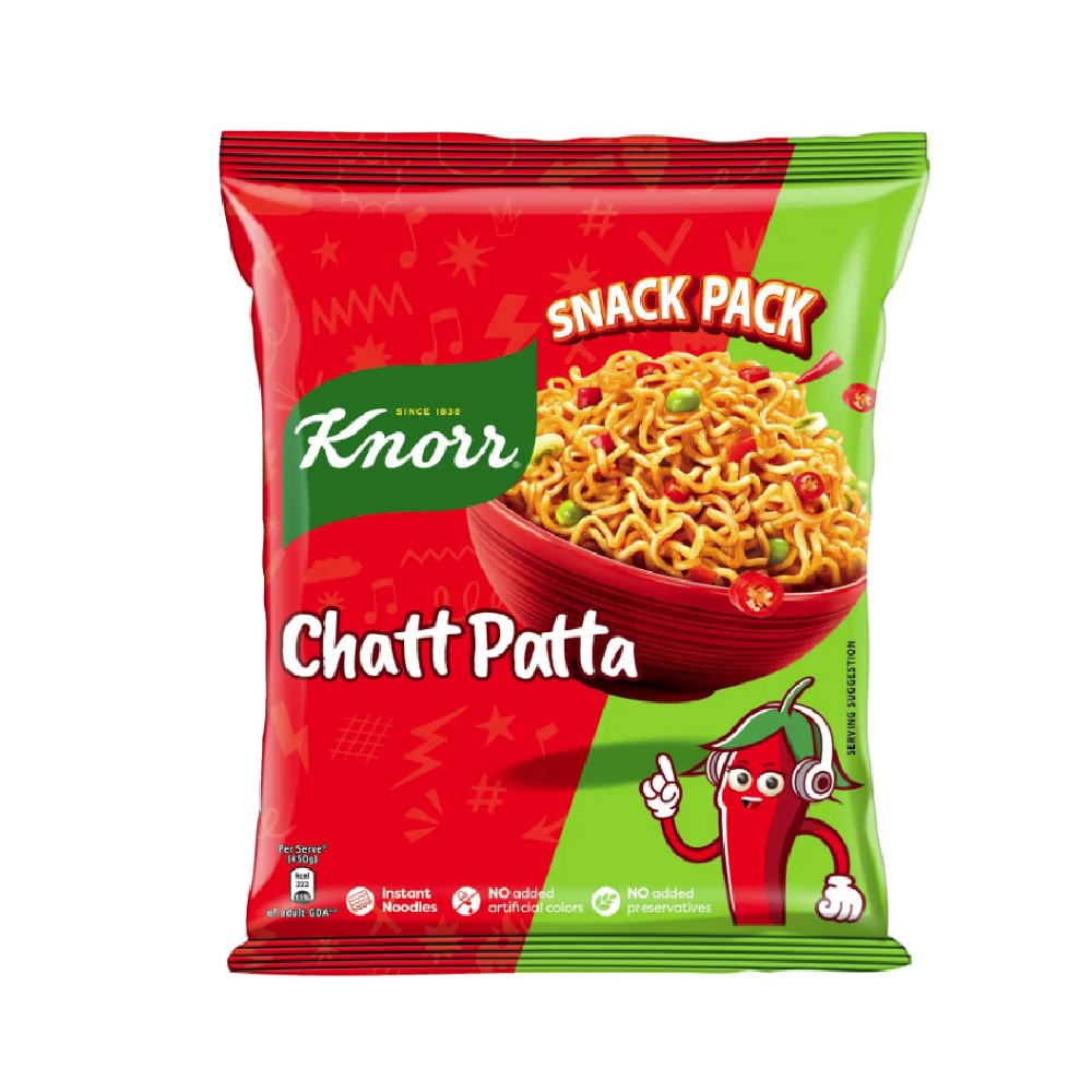 KNORR NOODLES CHATPATTA PROMO PACK 50 GM