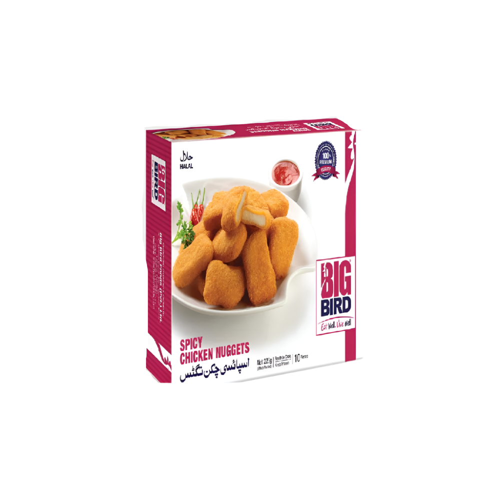 BIG BIRD SPICY CHICKEN NUGGETS 220 GRAM