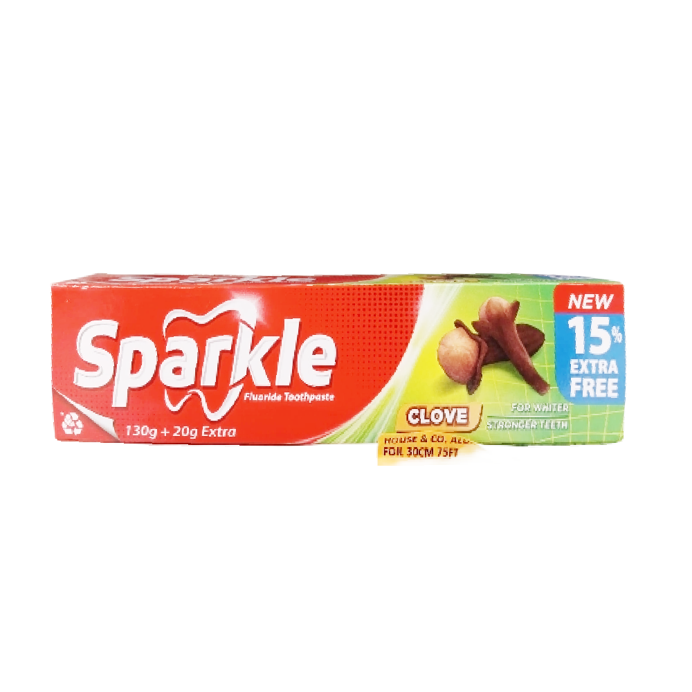 SPARKLE TOOTHPASTE FLOURIDE 130 GM+20 GM EXTRA