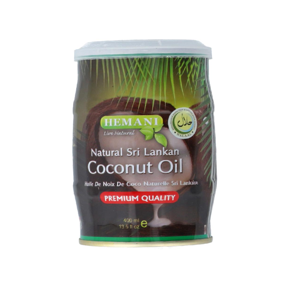 HEMANI COCONUT OIL TIN 400 ML