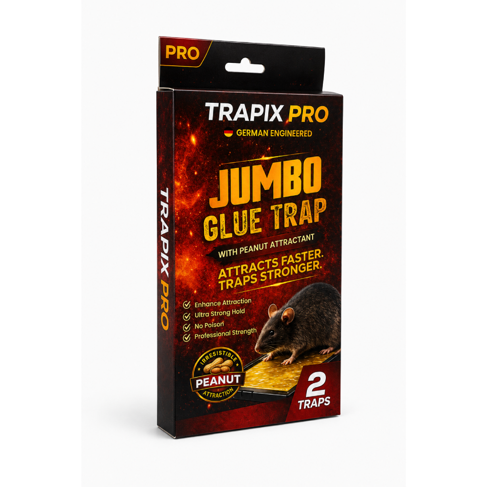 TRAPIX PRO NO ESCAPE GLUE TRAP WITH PEANUT ATTRACTANT