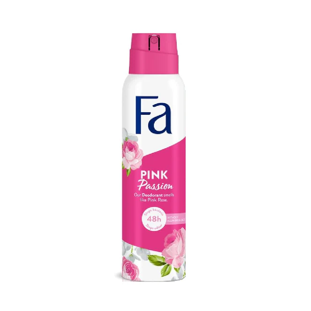FA DEODORANT PINK PASSION FLORAL SCENT 200 ML