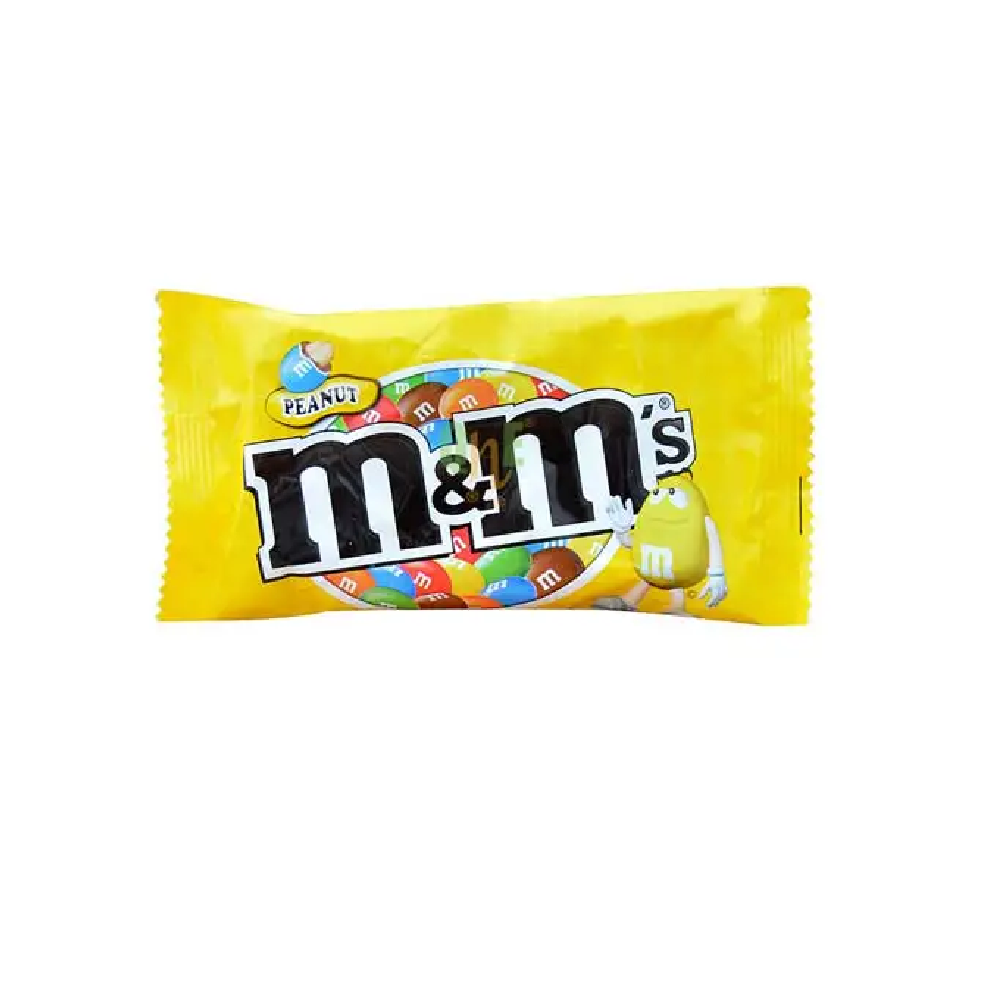 M AND M CHOCOLATE CANDY COVERED PEANUT 45 GM