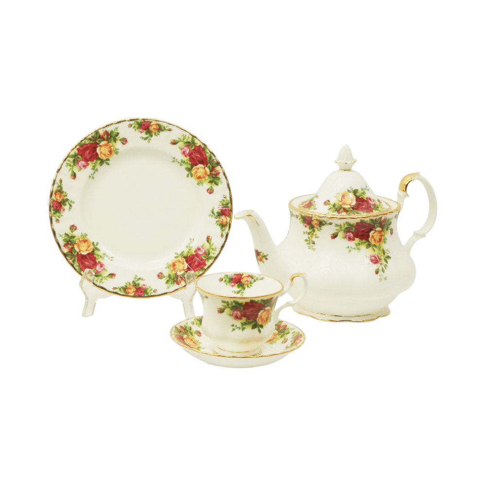 TEA SET ROYAL ALBERT 24PC OCR