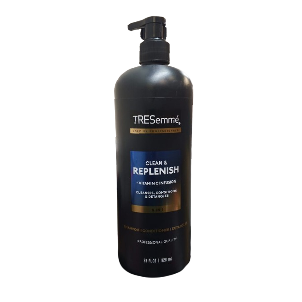 TRESEMME SHAMPOO CLEAN AND REPLENISH 3IN1 828 ML